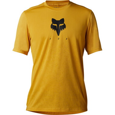 FOX RANGER TRU DRI Short-Sleeved Jersey Yellow 2023 0